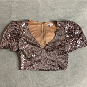 Sparkling Crop Top